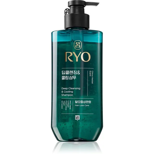 RYO Deep Cleansing & Cooling Shampoo Sügavpuhastav šampoon jahutava toimega 480 ml