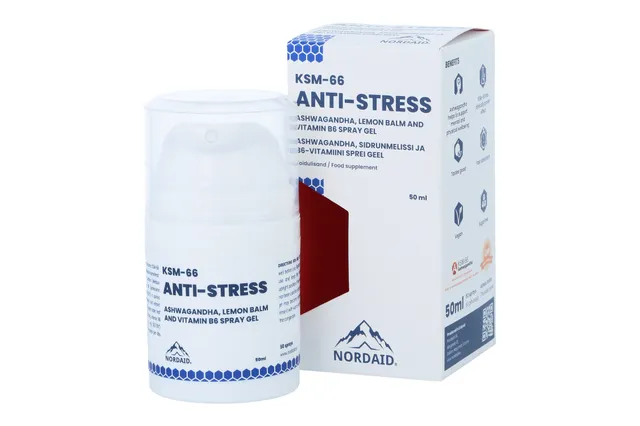 Nordaid KSM-66 Anti-stress sprei geel 50 ml