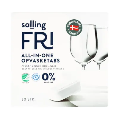 Nõudepesutabletid All in One Salling Fri 30tk