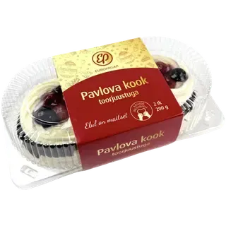 Pavlova kook toorjuustuga 2 tk, EUROPAGAR, 200g