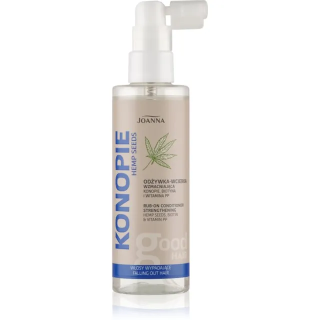 Joanna Cannabis Seed Rub - On Conditioner Pihustatav palsam juuste väljalangemise raviks 100 ml