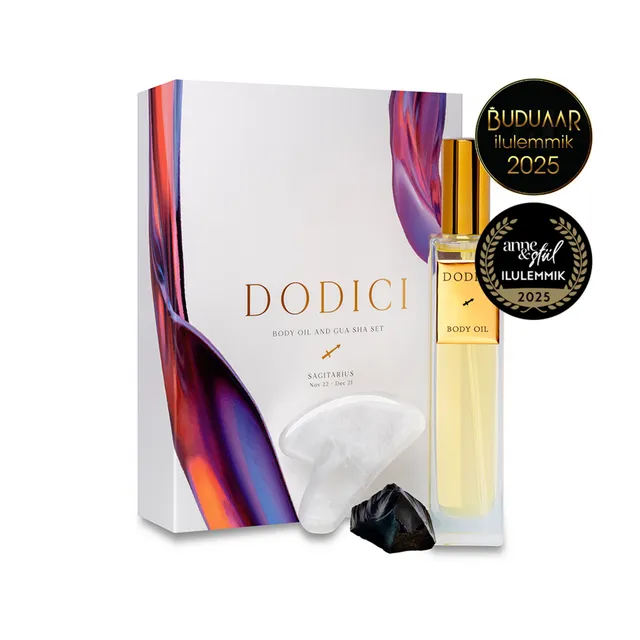 DODICI  kehaõli ja gua sha komplekt