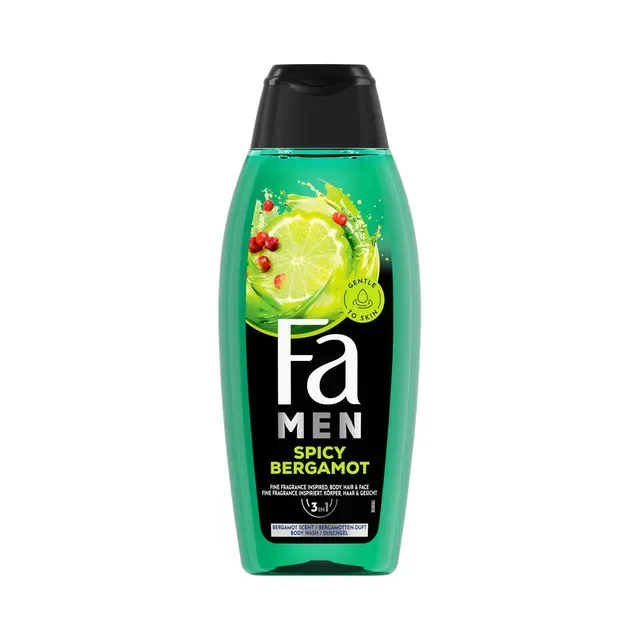 Dušigeel Fa Men Spicy Bergamot, FA MEN, 400ml