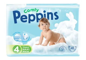 Mähkmed PEPPINS Comfy s4 9-14kg, 41tk