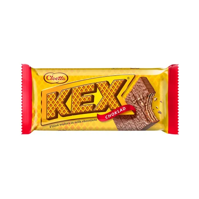 Täidetud vahvel piimašokolaadis, KEX, 60 g