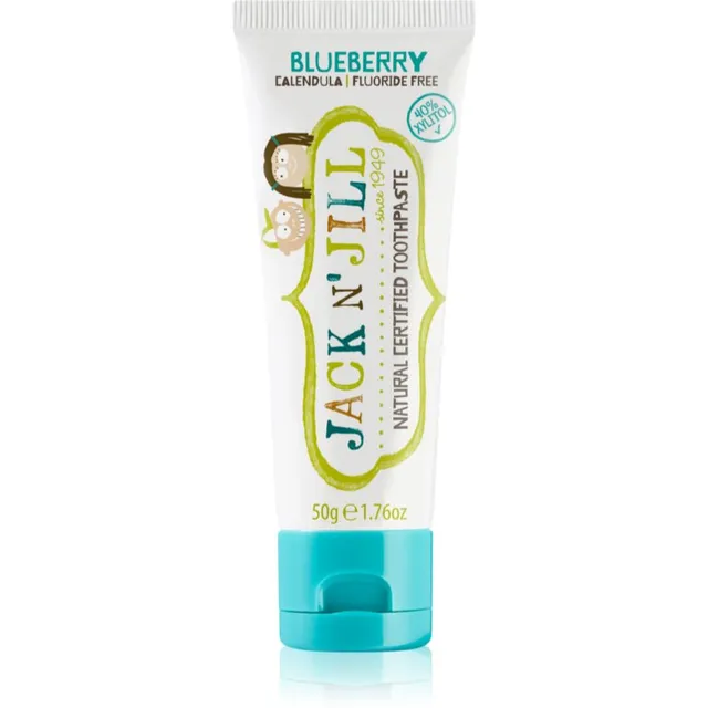 Jack N’ Jill Natural Looduslik hambapasta lastele maitse Blueberry 50 g