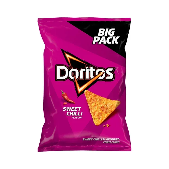 Magusa tšilli maitselised maisikrõpsud., DORITOS, 180 g