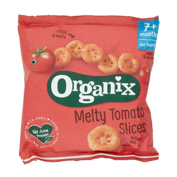 Maisigaletid tomatitega MELTY TOMATO SLICES, alates 7. elukuust.