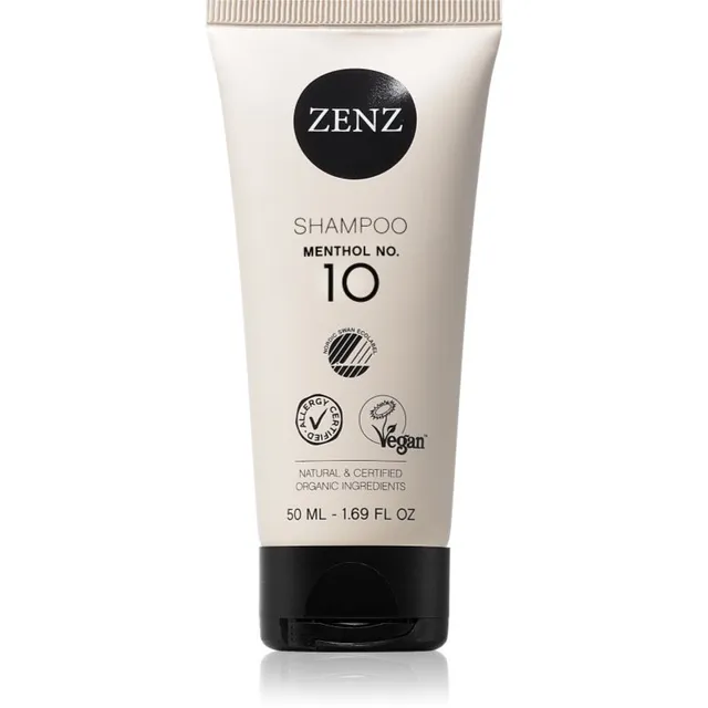ZENZ Organic Menthol No. 10 Šampoon rasustele juustele ja peanahale 50 ml