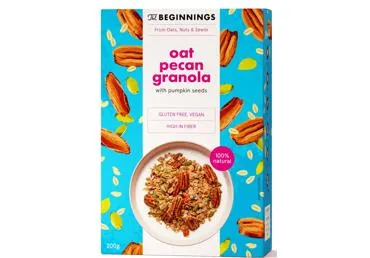 Granola pek.pähk. g/v THE BEGINNINGS200g