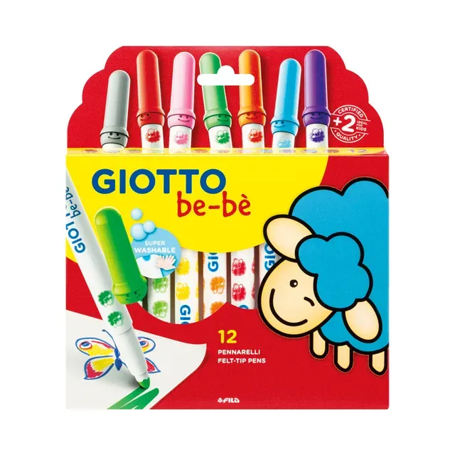 Viltpliiats, GIOTTO BE-BE, 12 tk