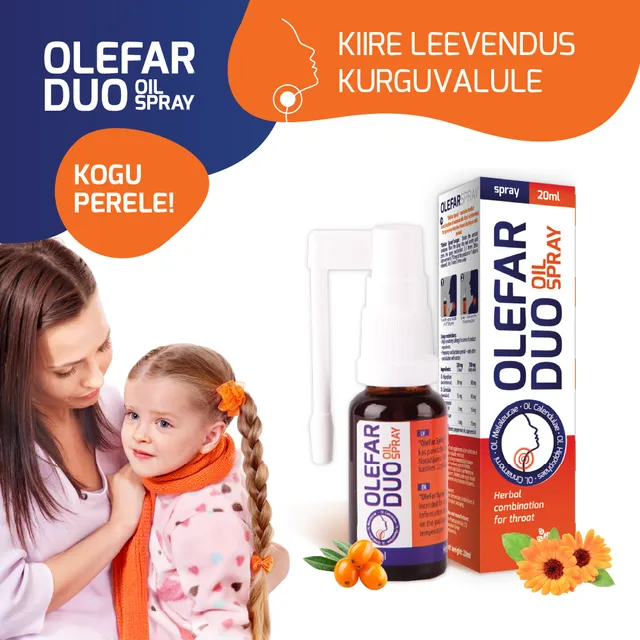 OLEFAR DUO KURGUPIHUSTI 20ML
