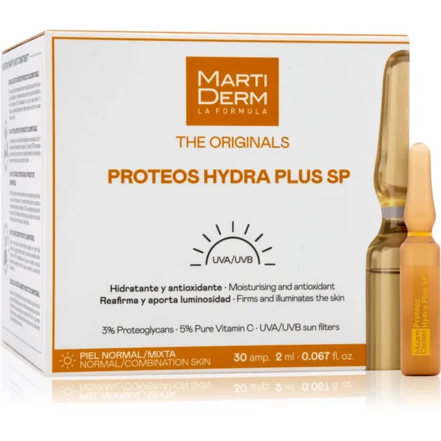 MartiDerm The Originals Proteos Hydra Plus SP Ampoules Kortsudevastane hooldus ampullides 30x2 ml