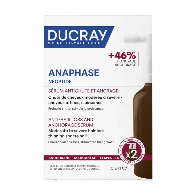 DUCRAY ANAPHASE NEOPTIDE JUUKSESEERUM 2x50ML VÄLJALANGEMISVASTANE