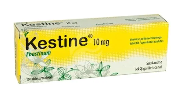 KESTINE 10 MG ÕHUKE POLÜMEERKATTEGA TBL 10MG N10