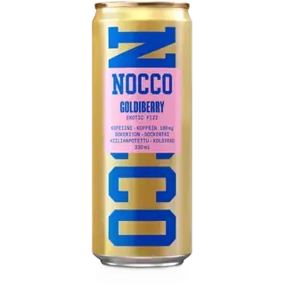 NOCCO BCAA Goldiberry suhkruvaba energiajook 330 ml