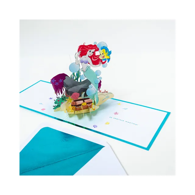 Pop-up kaart, Merineitsi (pakendis), HALLMARK, 1 tk