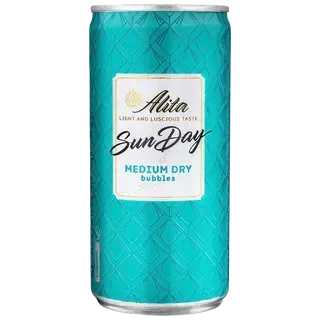 Alita Sunday Medium Dry gaseeritud puuviljavein 7,5%vol 200ml
