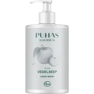 Vedelseep Roheline õun pumppudel, PUHAS LOODUS, 500 ml
