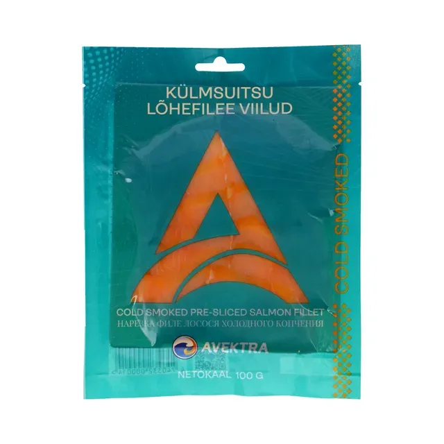 Külmsuitsu lõheviilud, AVEKTRA, 100 g