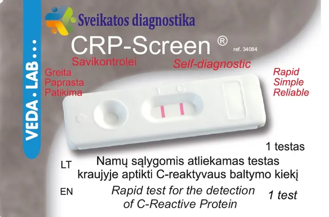 VEDALAB KIIRTEST C-REAKTIIVSE VALGU (PÕLETIKU) TUVASTAMISEKS N1