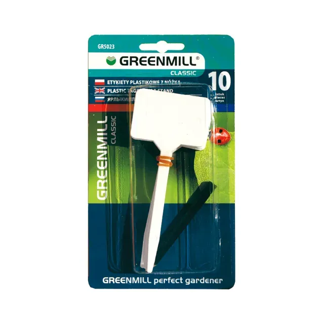 Etiketid 13cm T-kujulised, GREENMILL CLASSIC, 10 tk
