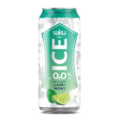 Alkoholivaba jook Saku On Ice laim-münt 0,5l
