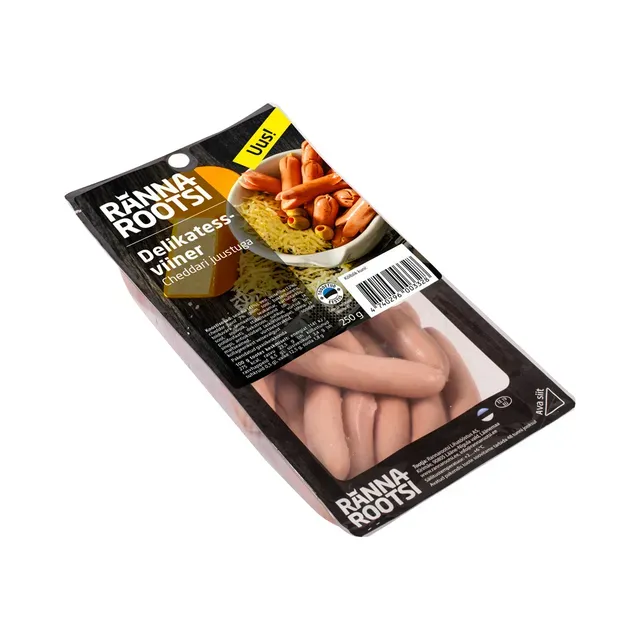 Delikatessviiner Cheddari juustuga, RANNAROOTSI, 250g