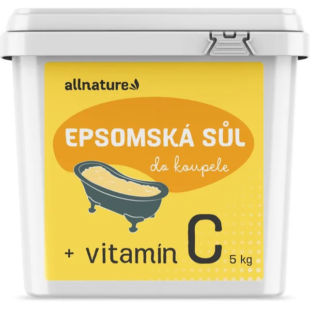 Allnature Epsom salt + vitamín C Vannisoolad C-vitamiiniga 5000 g