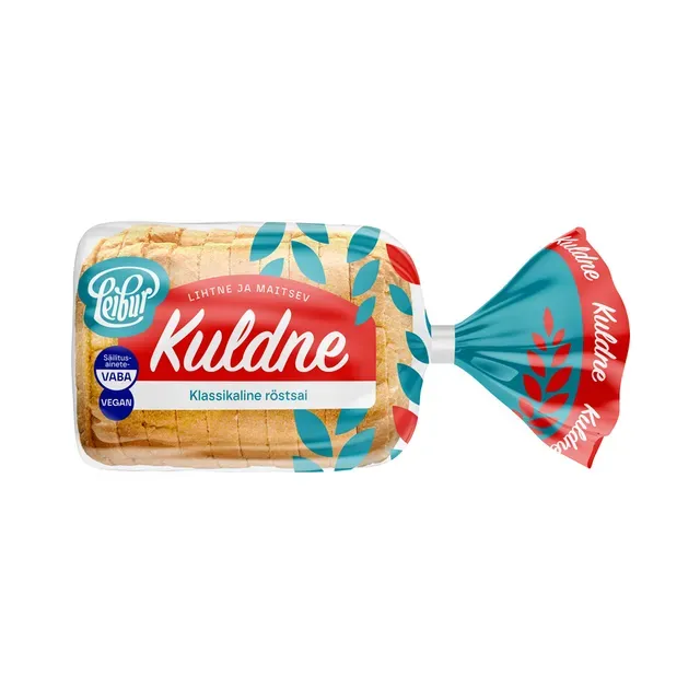Kuldne klassikaline röstsai, LEIBUR, 250 g