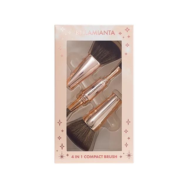 Bellamianta - 4 in 1 Compact Brush