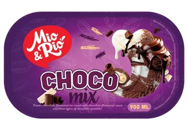 Jäätis MIO RIO šokol.kr&kolme šokol.,480g