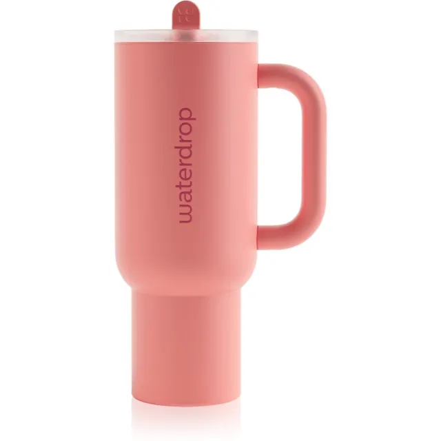 Waterdrop Explorer Tumbler kõrrega roostevabast terasest joogitops Pink 1 tk