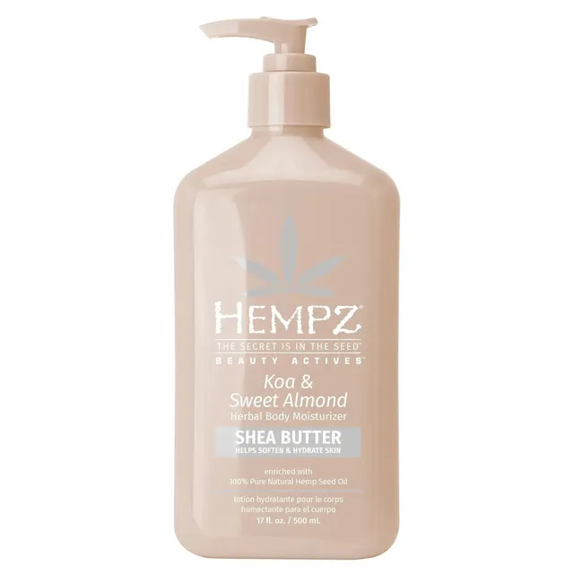 HEMPZ Koa & Sweet Almond Herbal Body Moisturizer 500ml