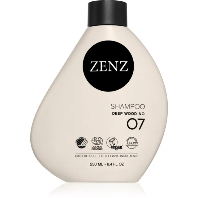 ZENZ Organic Deep Wood No. 07 Energiat andev šampoon tundlikule peanahale 250 ml