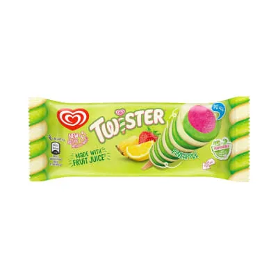 Jäätis anan.-sidruni-maasika Twister 80ml/71g