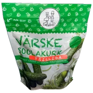 Värske soolakurk tšiliga  500G/300G