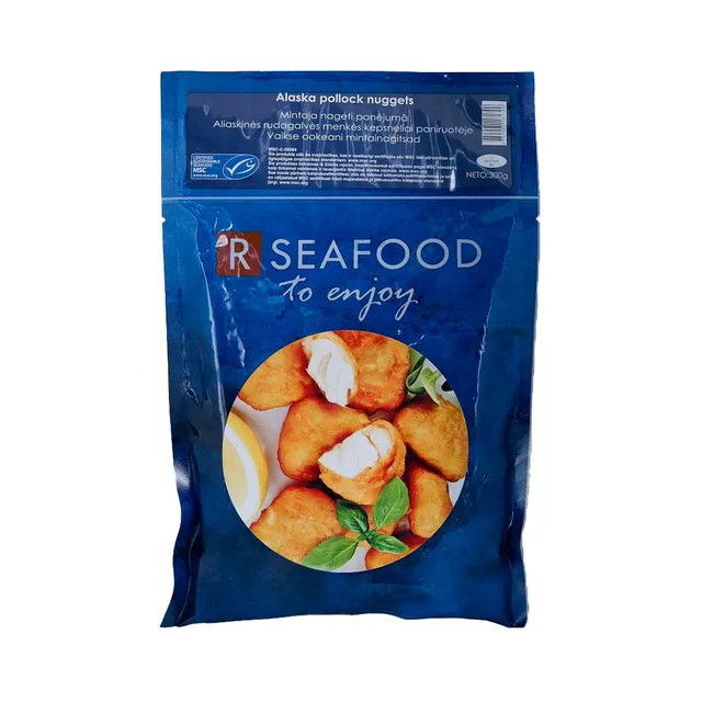 Mintai nagitsad paneeringus, külmutatud, R SEAFOOD, 300 g